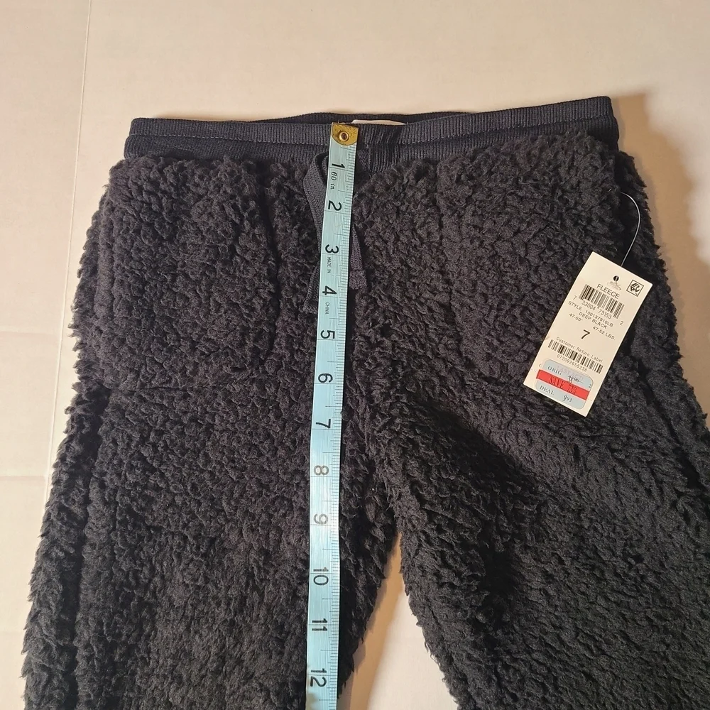 Epic Threads Cozy Black Kids Bottoms Size 7 NWT Pockets Fleece